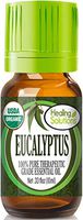 Organic Eucalyptus Essential Oil (100% Pure - USDA Certified Organic) Best Therapeutic Grade Essential Oil - 10ml
