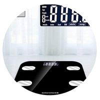 Hot Bathroom Body Fat B Mi Scale Digital Human Weight Mi Scales Floor LCD Display Body Index Electronic Smart Weighing Scales,English Black