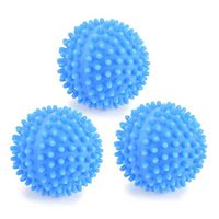 Reusable Super Decontamination No Chemicals Laundry Ball Dryer Balls Perfect Keeping Laundry Soft Fresh Washing Drying Fabric Softener Fluffy Clean Tools,3pack