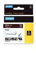 DYMO Rhino Adhesive Vinyl Label Tape, 1-inch, 18-foot Cassette, Brown (1805424)