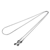 OULII Eyeglass Holder Stainless Steel Non-slip Eyeglass Sunglasses Chain Cord Neck Strap Holder