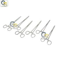G.S 6 PCS Stainless Steel Mayo HEGAR Needle Holder with GROOVED Jaws 7" Veterinary Dental Instruments Best Quality