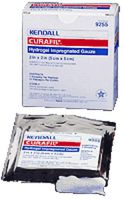 Kendall Healthcare Curafil Hydrogel Impregnated Gauze 2" L x 2" W Square Shape 0.25Oz Gel Sterile (Box of 25 Each)