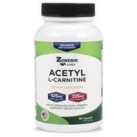 Acetyl L-Carnitine with Alpha Lipoic Acid - for Brain Health & Fat Loss - 90 Capsules