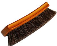 Ultimate Leather Brush for Leather Seats, Leather Boots, Car Interior, Leather Furniture Upholstery - Premium Quality Horsehair Shine Brush by Combat Cleaner