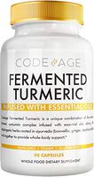 Codeage Fermented Turmeric Supplement, Extra Strength Curcumin Infused with Organic Essential Oil and Digestive Bitters, Joint and Heart Health, 90 Capsules