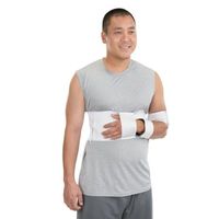 BREG '01075 Immobilizer, Shoulder, Right/Left XLarge 39-43" L Rib Circumference, Elastic Foam Straight