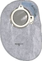 Coloplast Assura Two-Piece Closed Pouch with Integrated Filter 2-3/8" Flange, 8-1/2" L, 560mL, Transparent, Audible Click Locking System, Soft Cloth on Front and Back (Box of 30 Each)