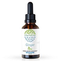 Ginger A60 Alcohol Herbal Extract Tincture, Super-Concentrated Organic Ginger (Zingiber officinale) Dried Root (2 fl oz)