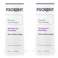 Psorent Psoriasis Topical Solution, Over the Counter Psoriasis Treatment, 3.2 fl. oz (2 Pack)