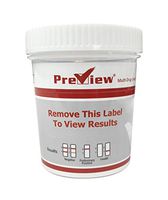 Urine Drug Test Kit Cups, 12 Panel Drug Test Kits for Professional and Home Testing for Marijuana (THC) AMP,BAR,BZO,COC,MDMA,MET,MOP,OXY,PCP,BUP,CLIA Waived Rapid Drug of Abuse Urine Cup (25 Pack)