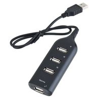 High Speed USB 2.0 Hub Mini 4 Port Sharing Switch For Laptop PC Computer