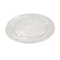 Flat W/Strw Slot Plas Cup Lid F/12-14Oz 15/75