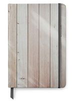 Wood Themed Designs UV Printed on PU Leather A5 Bullet Dotted Journal Notebook