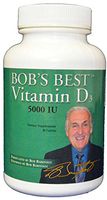 Bob Barefoots Best Vitamin D3 5000 IU - 90 Vegetarian tablets by Bob Barefoot's