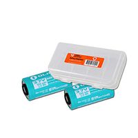 Two Olight 550mAh 163C05-10C Rechargeable Battery for Olight S1R II (1000 lumens Version) Flashlight and a LumenTac Organizer