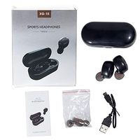 Segems Mini BT Wireless TWS XG-15 Earphones for Smartphone in-Ear, Earbuds, TWS (True Wireless Stereo) 5.0 Bluetooth, Noise Cancelling, Microphone. IP5 Anti Knife Without Scruple Waterproof