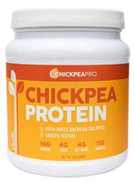 Chickpea Protein Powder (Vanilla) - Vegan, Gluten Free, Low Carb, Dairy Free, Soy Free, Non-GMO, No Artificial Flavors 10 Servings (380g)