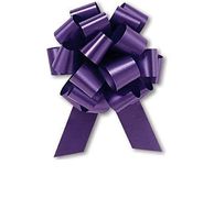 PMU Pull String Bows Purple 8 Inch 20 Loops (2 & 1/2 Inch Ribbon) (10/pkg) Pkg/1