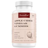 Apple Cider Vinegar Gummies, Raw, Organic, Unfiltered ACV from The Mother  Natural Herbal Colon Cleanse and Weight Management, Non-GMO and Gluten Free (60 Counts)