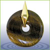 Zero Point Global Pendant - Tigers Eye 5 Ounces