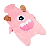 1L Hot-Water Bottle Water Bag Water Injection handwarmer Pocket Monster Pink