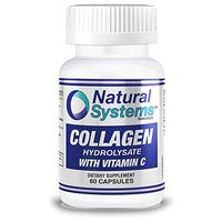 Natural Systems. Collagen with Vitamin C 60 Capsules | Anti-Aging Nutritional Supplement Rich in Vitamin C - Skin, Nails & Hair Rejuvenation