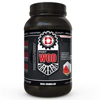 POSTWOD Post Workout Recovery Supplement- Muscle Builder with Whey Protein Powder and Carbs |Creatine, BCAA, MCT Oil and Joint Repair| (WOD-ermelon)