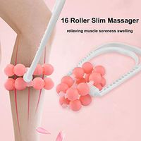 BYBYCD 16 Roller Ball Detox Health Care Thin Relaxation Relief Relieve Muscle Soreness Roller Bar Foot Calf Arm Leg Waist Massage Leg Slim Massager