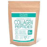 Hydrolyzed Collagen Powder (8oz) Keto & Paleo Friendly, Non-GMO and Gluten Free Pure Hydrolyzed Collagen Protein Powder - Unflavored and Easy to Mix Premium Bovine Collagen Peptides Powder