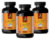 Mood Supplements for Women - L-5-HTP - 5-htp Natural Factors - 3 Bottles (180 Capsules)