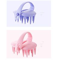 VPlus 2 Pcs Hangable Scalp Massage Soft Comb Shampoo Wide Comb Home Head Massage Comb Long Hair Comb Asstored Color