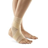 Bauerfeind - MalleoTrain S Open Heel - Ankle Support - Heel Cut Out for Maximum Ankle Stability - Right Foot - Size 3 -Color Nature