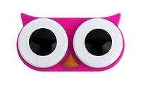 Kikkerland Retro Owl Contact Lens Case-Pink