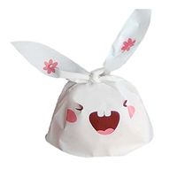 Rely2016 Cookie Biscuit Candy Rabbit Ear Package Bag Souvenir Bag 20/50Pcs Cute Rabbit, Lazy Sheep, Yili Rat Plastic Packaging Bag (20Pcs, Cute Rabbit)