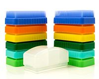 Sensory OT Brushes Colorful 12-Pack + 1 Removable Handle for Wilbarger Brushing Protocol (BPA, Phthalate, Latex-Free)