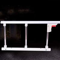 Bed Rail Safety Side Guard for Elderly, Adults, Toddler Kids Assist Handle Handicap Bed Railing Folding Hospital Metal Grip Bumper Bar ，Bed Rails for Elderly