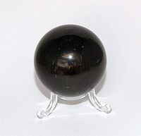 Shungite Shungit Sphere 50mm with Stand