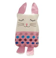 1L Hot Water Bottle Classic Premium Hot Rubber Bag with Soft Cover (Pink Cat)