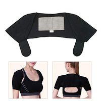 Unisex Pain Relieve Self Heating Shoulder Brace Support Tourmaline Moxibustion Shoulder Pads Protective Health Care,L