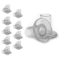 Andux Women Lady High-Heeled Protector Wear-Resistant Covers Shoes Care Product (10 Pairs, Transparent)-GGXT-01