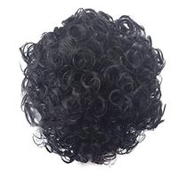 Meidexian888 Short Wavy Curly Wigs,Black Women Natural Sexy Short Wavy Curly Synthetic Wig Fsahion Parting Wigs
