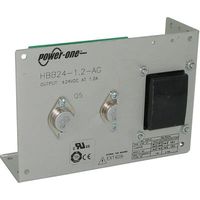 "Power-One HBB24-1.2-AG Power Supply; AC-DC; 24V@1.2A, -24V@1.2A; 100-264V In; Open Frame; Panel Mount; Linear"