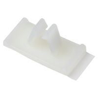 Panduit VCC25-A-C Vertical Cord Clip, Adhesive Backed, Nylon 6.6,  0.25-Inch Bundle, Natural (100-Pack)