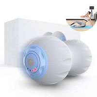 Juup Vibrating Peanut Massage Ball One-Button Control Silicone Surface Massage is More Comfortable Deep Tissue Trigger Point Therapy,Myofascial Release 4 Intensity Levels