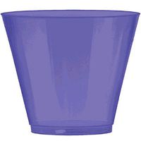 Amscan New Purple Plastic Cups Big Party Pack, 9 Oz., 72 Ct.
