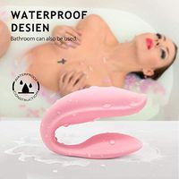 Wearable Female Six Toys U Shape Couples Love Stimulation Strong Vibrating Toy with 10 Vibration Modes USB Waterproof Wand for Women for Sore Back Foot Neck Leg Waterproof,T-Shirt