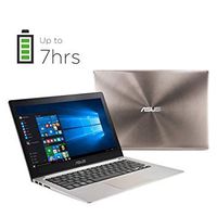 ASUS Zenbook UX303UA 13.3" Full HD Touchscreen Ultrabook Laptop, Intel Core i5-6200U Processor, 8GB RAM, 256GB SSD, Backlit Keyboard, WIFI, Bluetooth, HDMI, Windows 10, Smokey Brown;