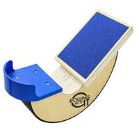 Premium Quality Wood Calf Stretcher & Foot Rocker - Achilles Tendonitis, Plantar Fasciitis, Shin Splint, Tight Calves, Arch & Heel Pain Relief - Ankle Wedge for Mobility, Flexibility, Range of Motion