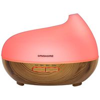 Aromatherapy Essential Oil Diffuser Humidifier, Vintage Metal Ultrasonic Cool Mist Humidifier for Essential Oils from Ominihome, Waterless Auto Shut-off Aroma Diffuser Humidifier (brown)